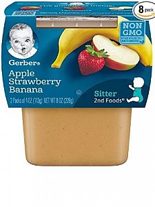 Gerber Apple Strawberry Banana 8(2x4oz)