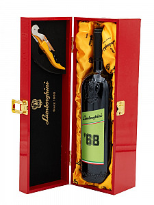 Lamborghini Gift Box with Corkscrew and Wine 750ml