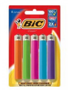 BIC Lighters 12/5pk