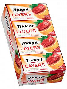 Trident Layers Wild Strawberry & Tangy Citrus 10ct