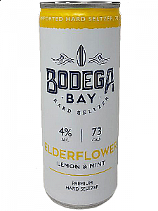 Bodega Bay Hard Seltzer - Elderflower Lemon & Mint 6x4x250ml
