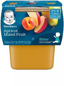 Gerber Apricot Mixed Fruit 8(2x4oz)