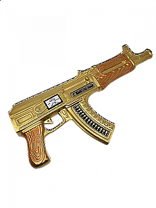 AK-47 Gold  Rifle vodka  750ml