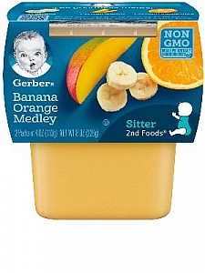 Gerber Banana Orange Medley 8(2x4oz)
