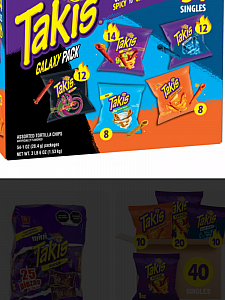 Takis galaxy pack 54 ct