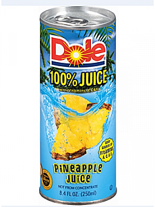 Dole Pineapple Juice 24/8.4oz