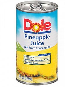 Dole Pineapple Juice 24/6oz
