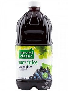 Harvest Classic Grape Juice 8/64oz