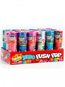Jumbo Push Pop Candy 18ct