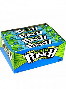 Sour Punch Blue Raspberry Straws 24ct