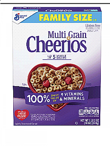 General Mills Multi Grain Cheerios 8/18oz