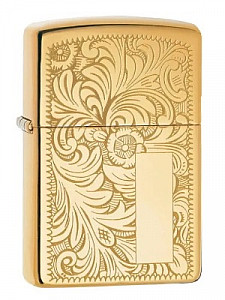 Regular Brass Venetian Zippo Lighter
