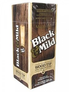 Black & Mild Wood Tip 25ct Box