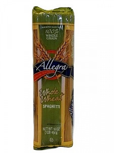 Allegra Whole Wheat Spaghetti 20/16 oz