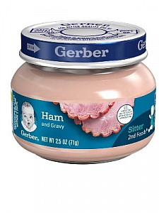 Gerber Ham and Gravy 10/2.5OZ