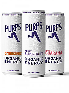 Purps Organic Energy Drink Citrusonic 12/12 OZ