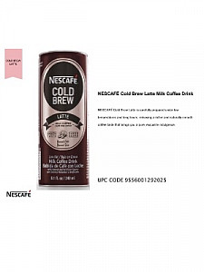 Nescafee Cold Brew Late 24/8.1 oz