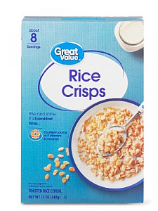 Best Yet Crispy Rice cereal 12/18 oz