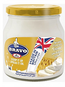 Bravo spreadable cream cheese with cheddar 6/500g